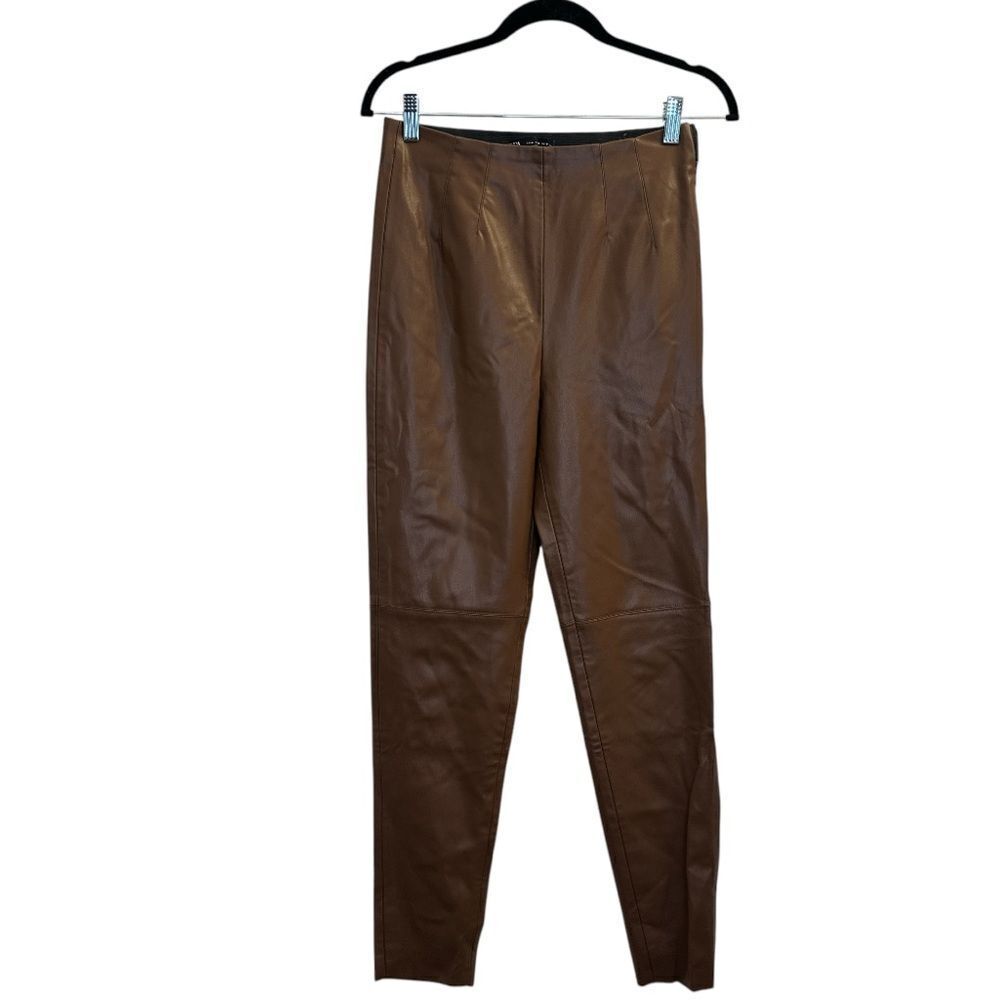 ZARA Brown Leather Pants